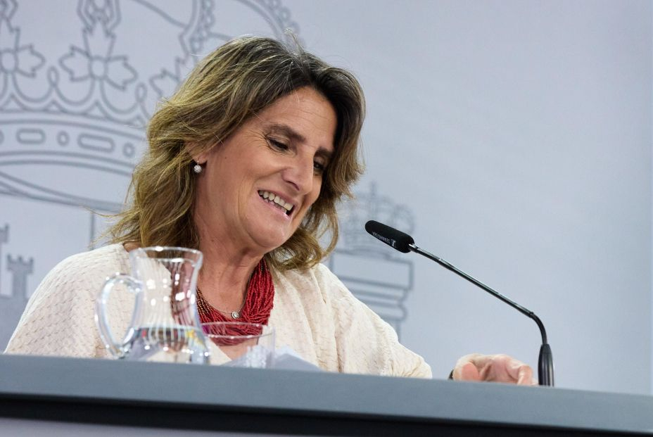 La vicepresidenta tercera y ministra para la Transición Ecológica y el Reto Demográfico, Teresa Ribera