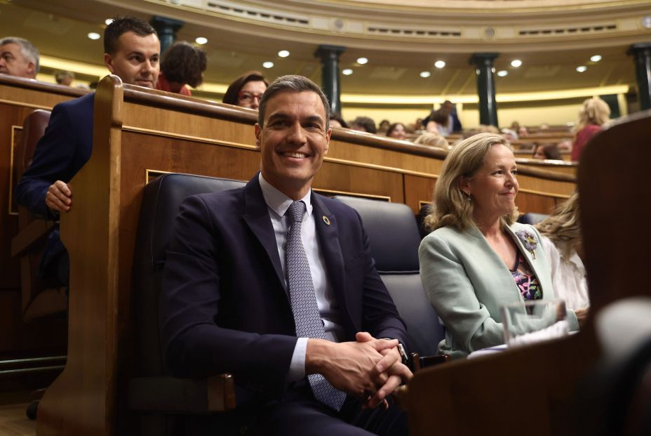 Pedro Sánchez y Nadia Calviño