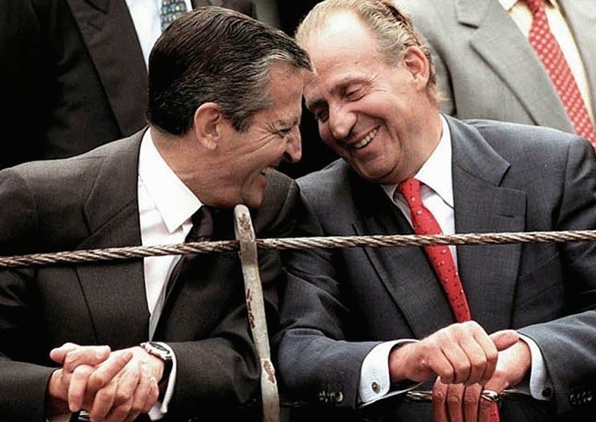 Adolfo Suarez y Juan Carlos I