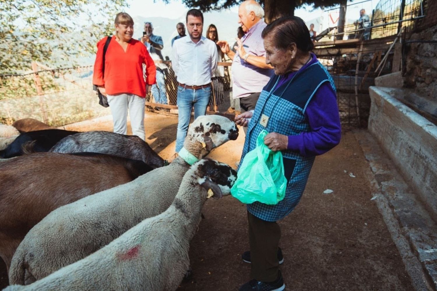 Marina Vilalta, la pastora más longeva de Cataluña. Foto: Europa Press
