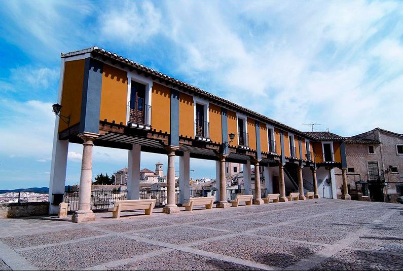 Soportales de la Plaza del Castillo de Cehegín. Foto: Murcia Turística