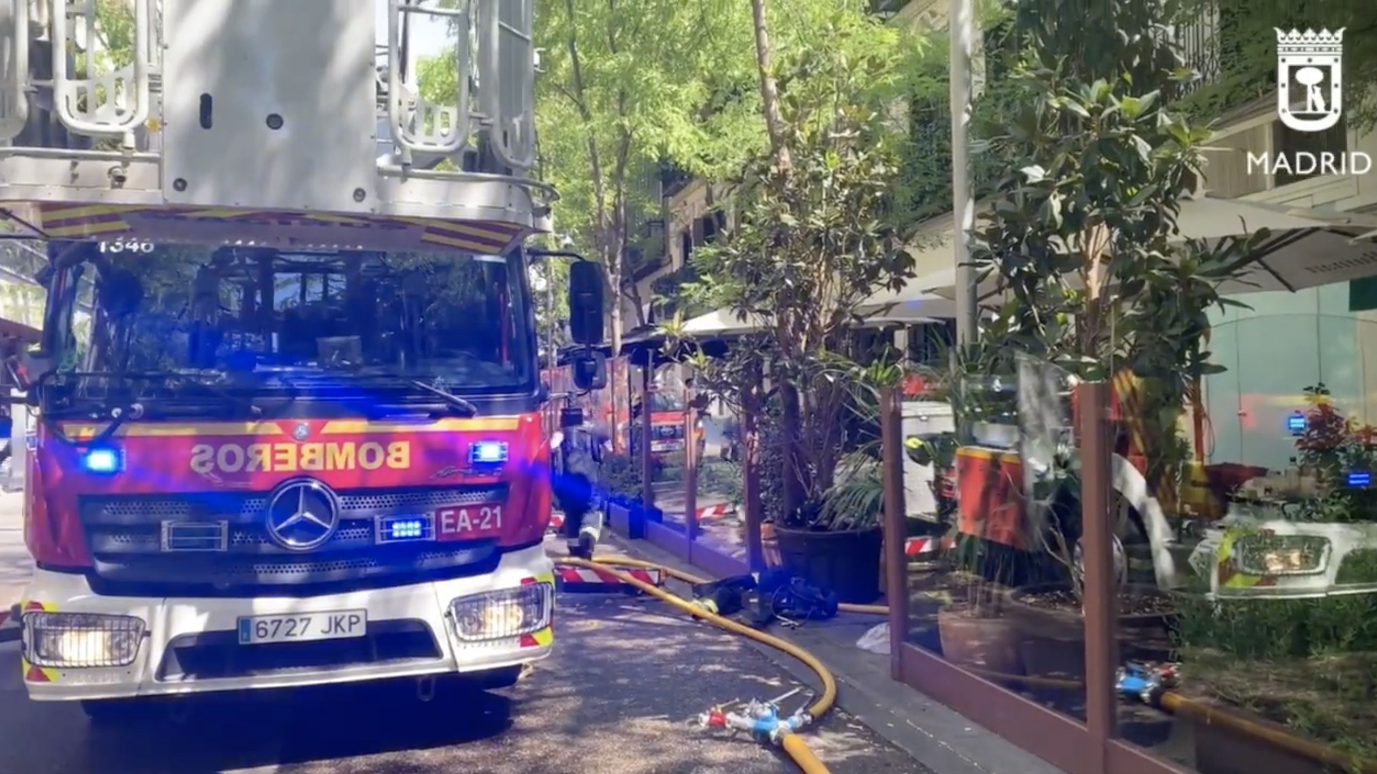 Incendio en el Amazónico, un restaurante de moda en Madrid