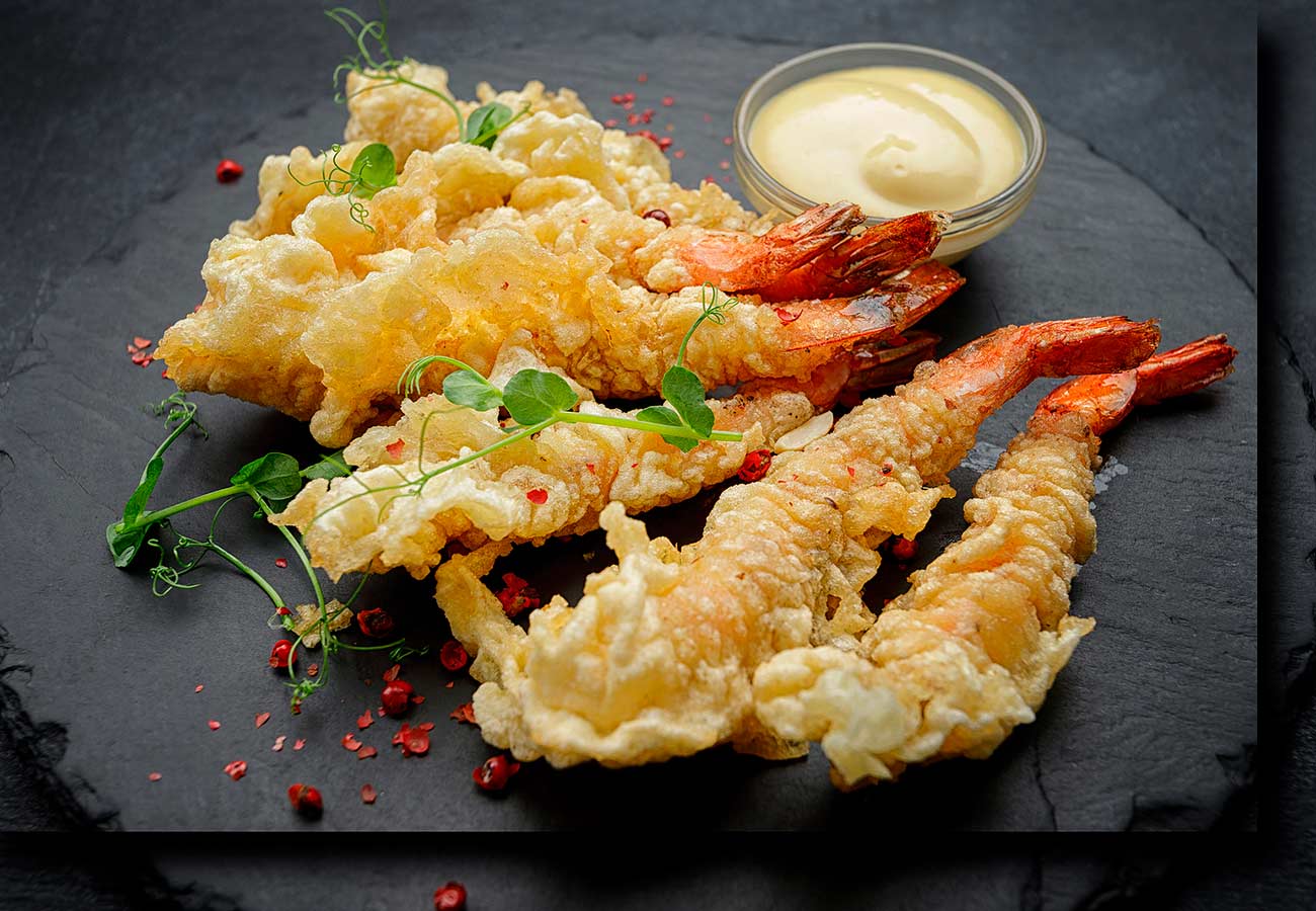 Receta fácil de tempura de langostinos