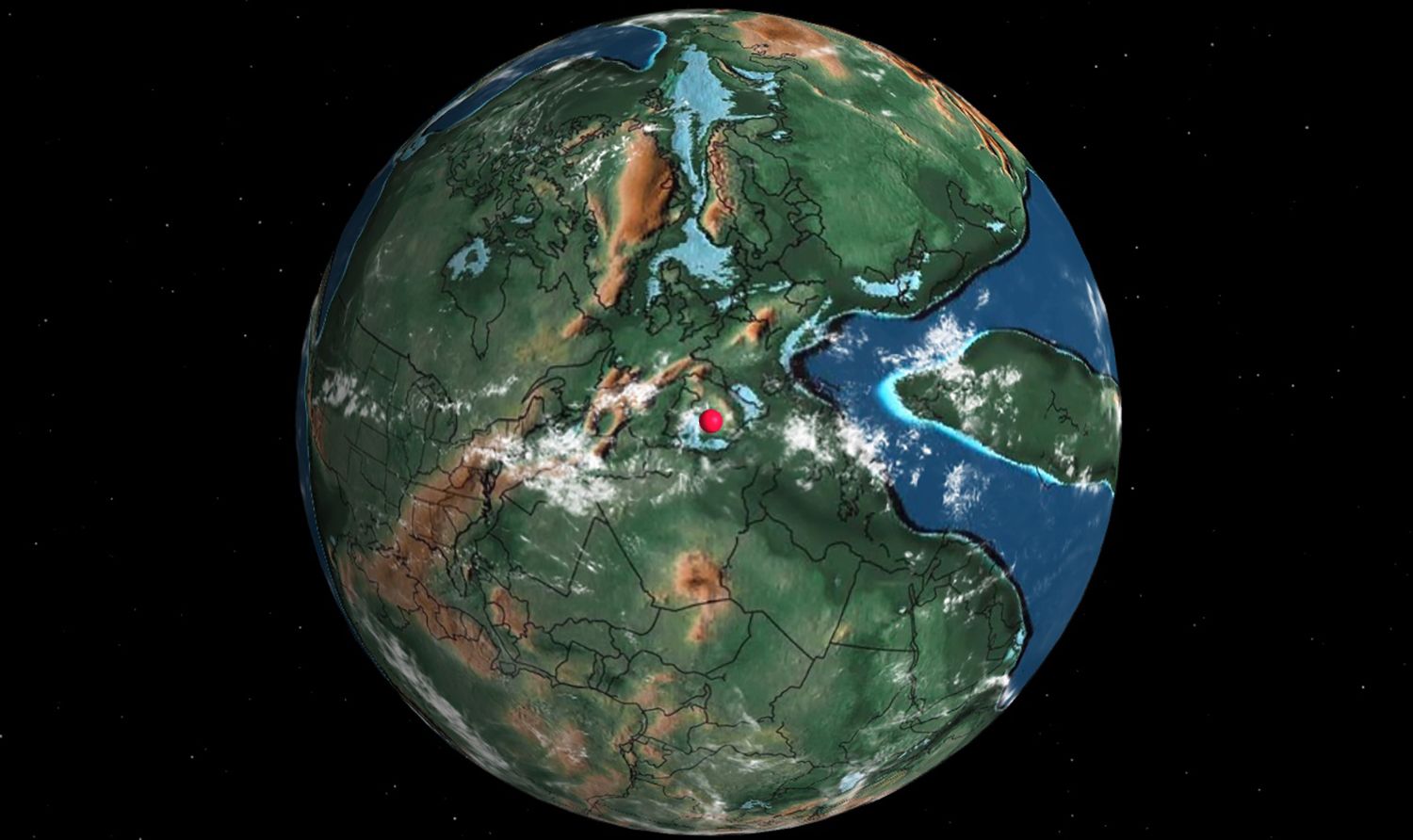 El mapa que te permite viajar en el tiempo y ver cómo era el lugar donde vives hace millones de años