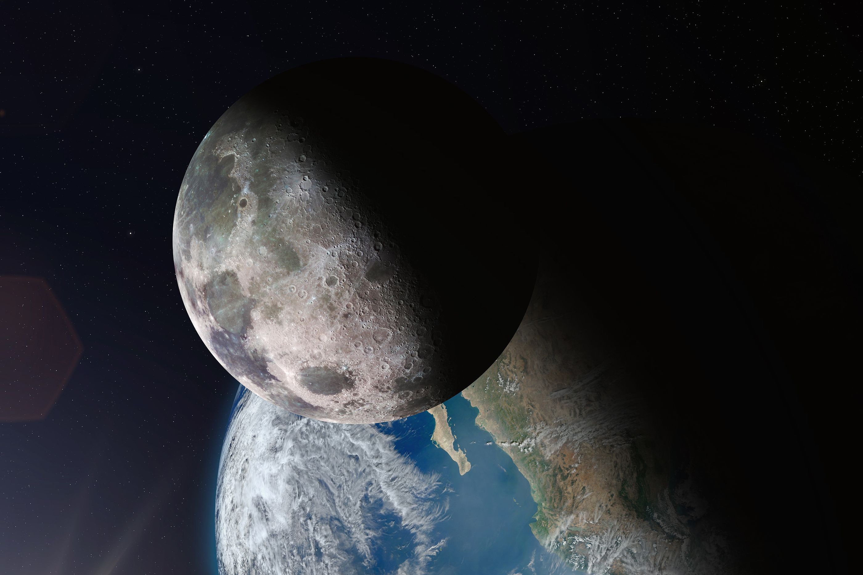 Un estudio ofrece una pista más sobre el origen de la Luna