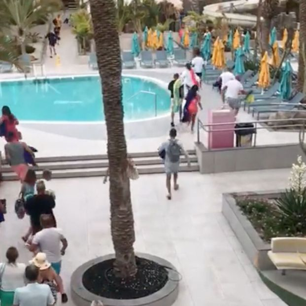 VÍDEO: Batalla campal por conseguir una tumbona en este hotel de Tenerife