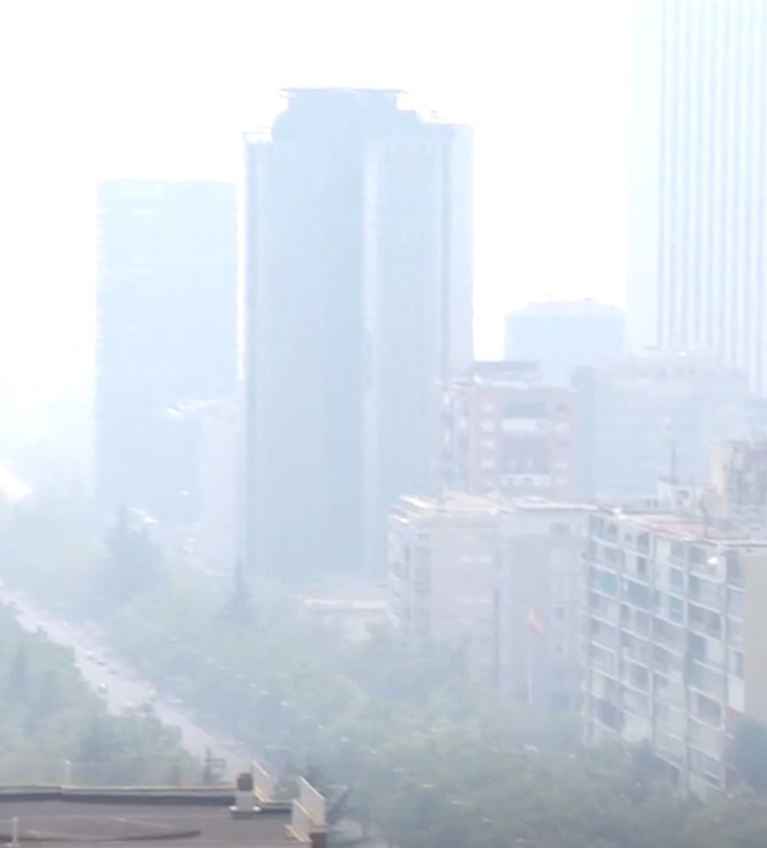 ¿Por qué huele a humo en Madrid?