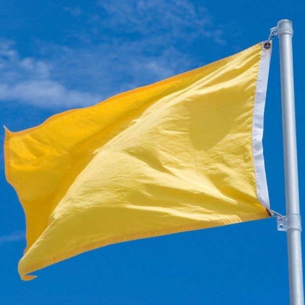 EuropaPress 3237789 bandera amarilla pide precaucion bano