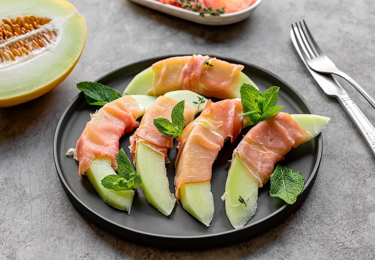 Receta de melón con jamón, un clásico de nuestra gastronomía que nunca falla. Foto: bigstock