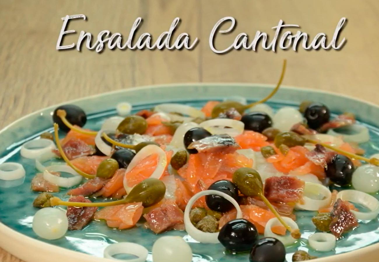 Ensalada cantonal típica de la Región de Murcia: video receta. Foto: 1001 sabores