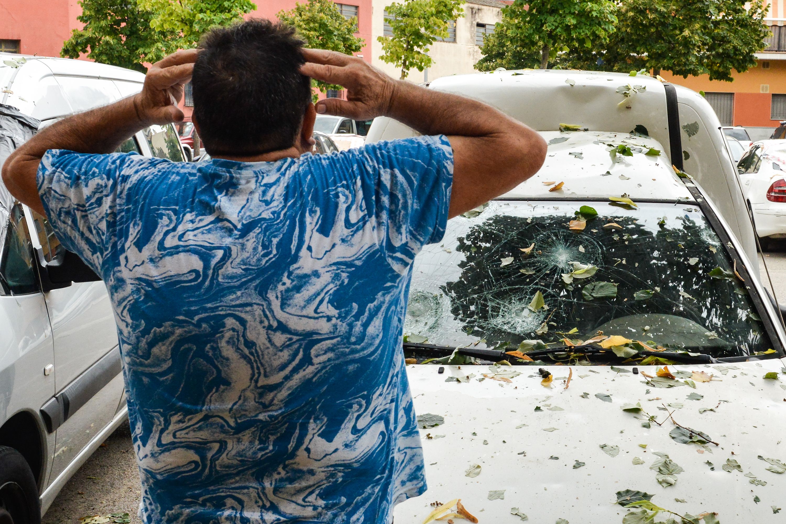 El bebé muerto en la granizada había salido con su padre a ver la lluvia