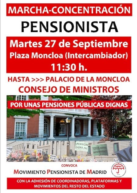 cartel marcha 27 septiembre