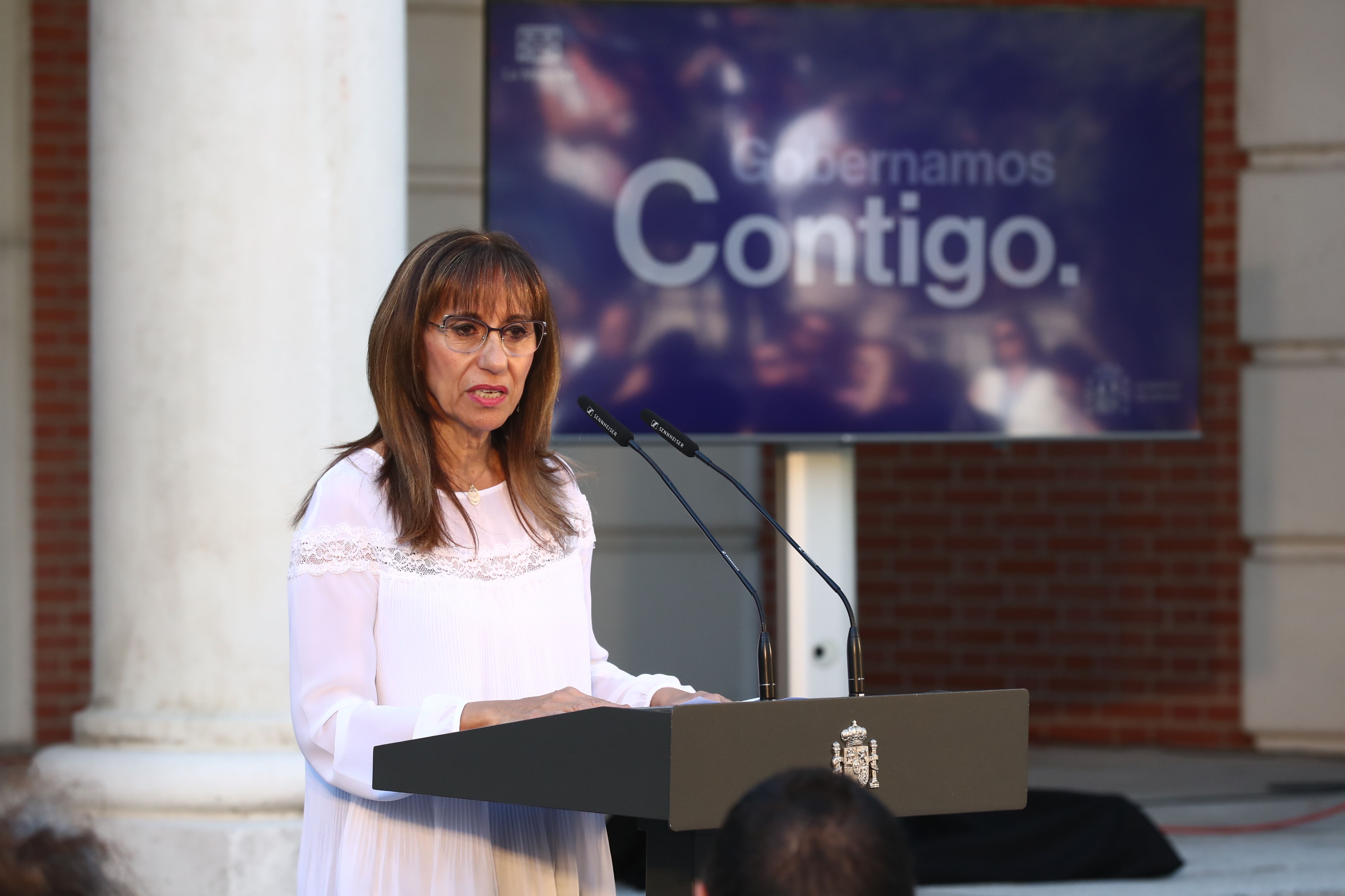 Inés Ruiz, maestra jubilada, a Pedro Sánchez: "Necesitamos seguridad sobre nuestras pensiones"