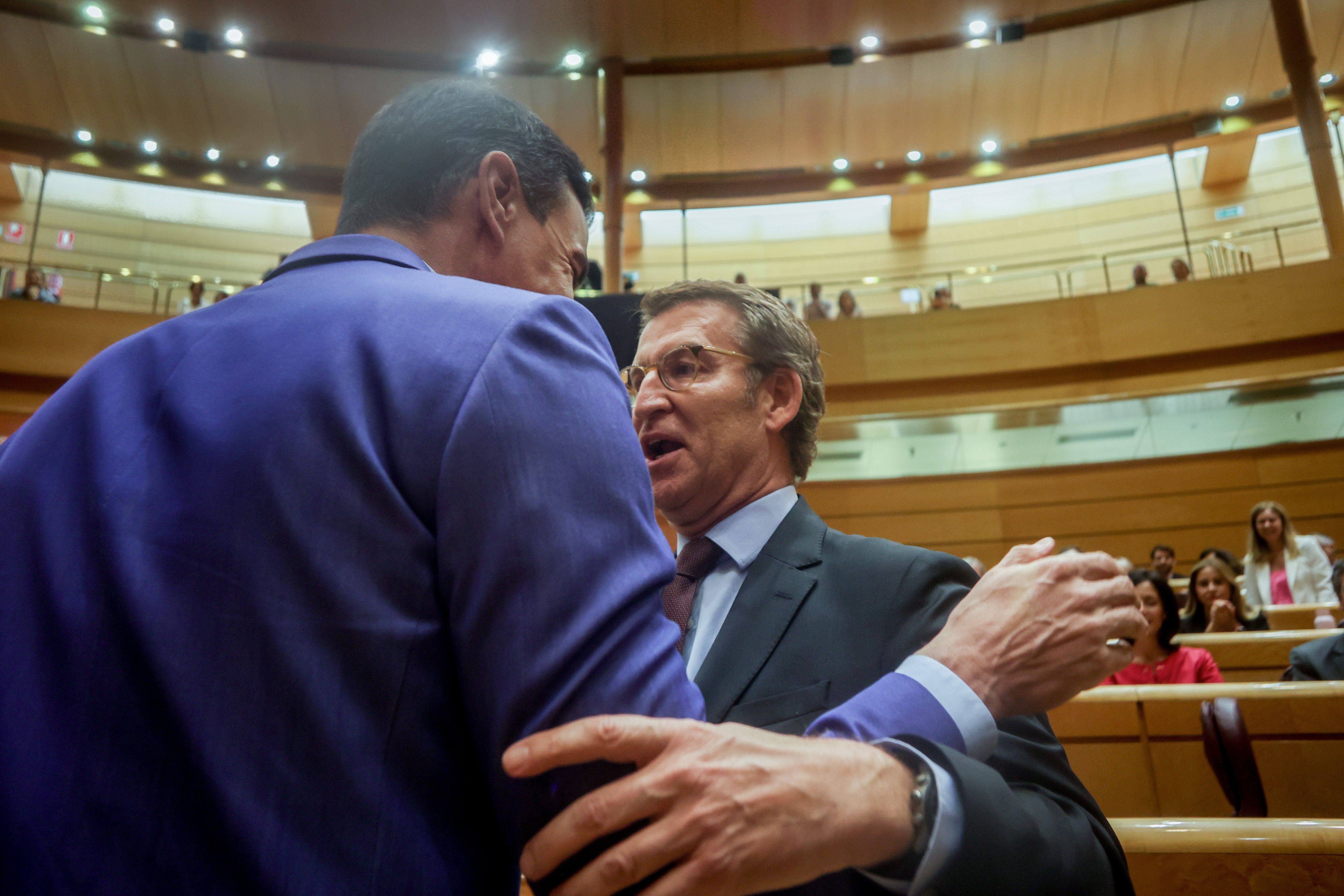 Sánchez y Feijóo, cara a cara: el debate más esperado tiene lugar en Senado