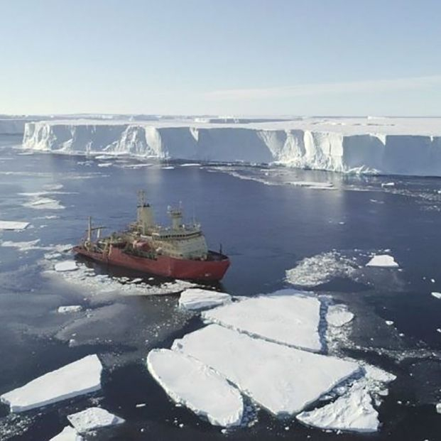 EuropaPress 3307091 equipo investigacion examino lecho marino cerca glaciar thwaites rv EuropaPress 3307091 equipo investigacion examino lecho marino cerca glaciar thwaites rv
