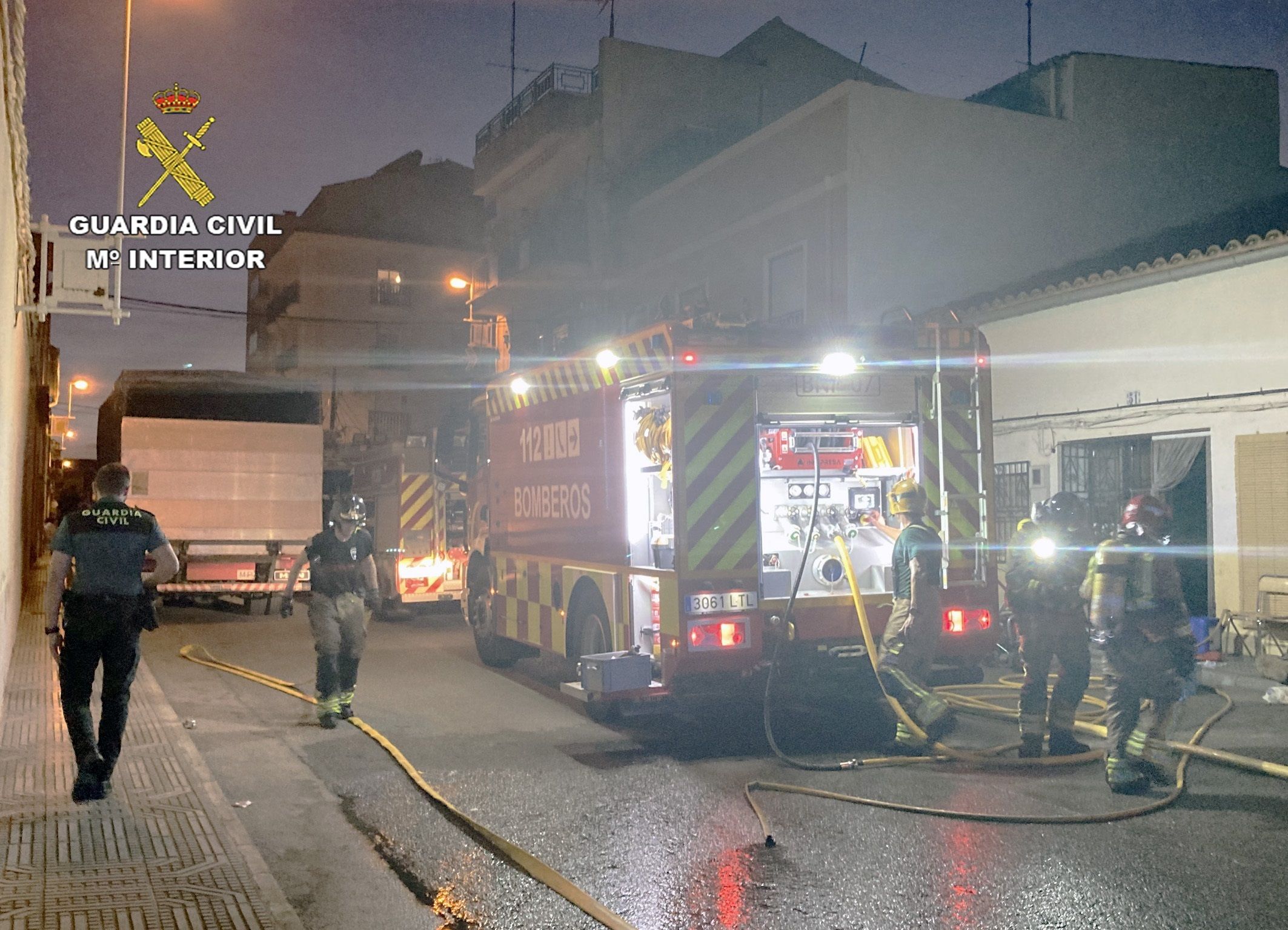 Muere el hombre que intentó sofocar un incendio originado en su vivienda en Murcia