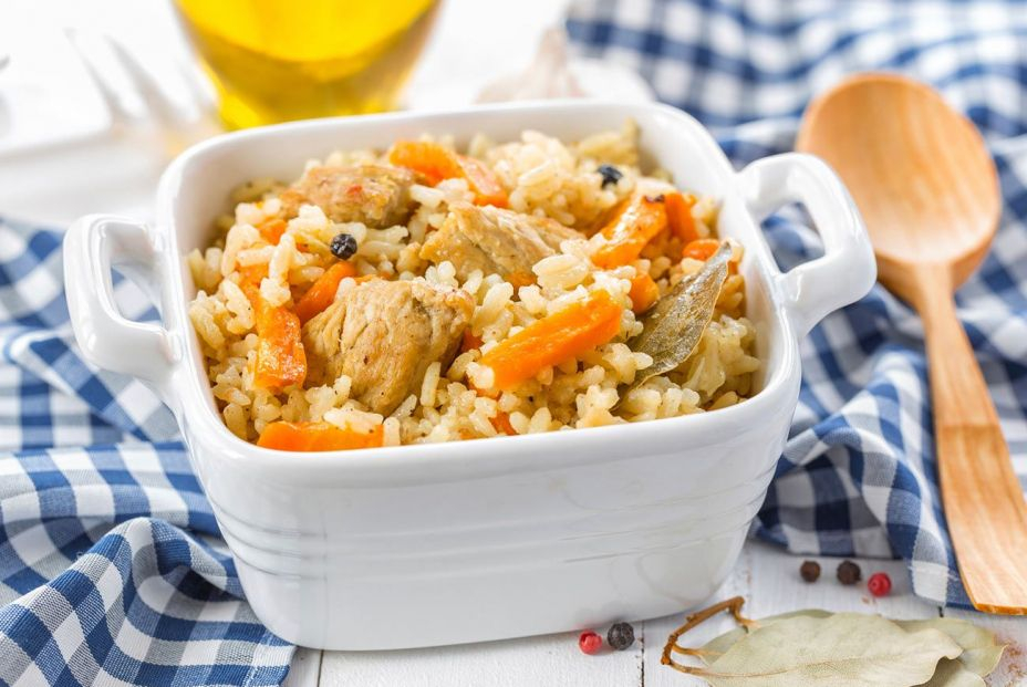 Receta fácil de arroz con pollo y zanahoria