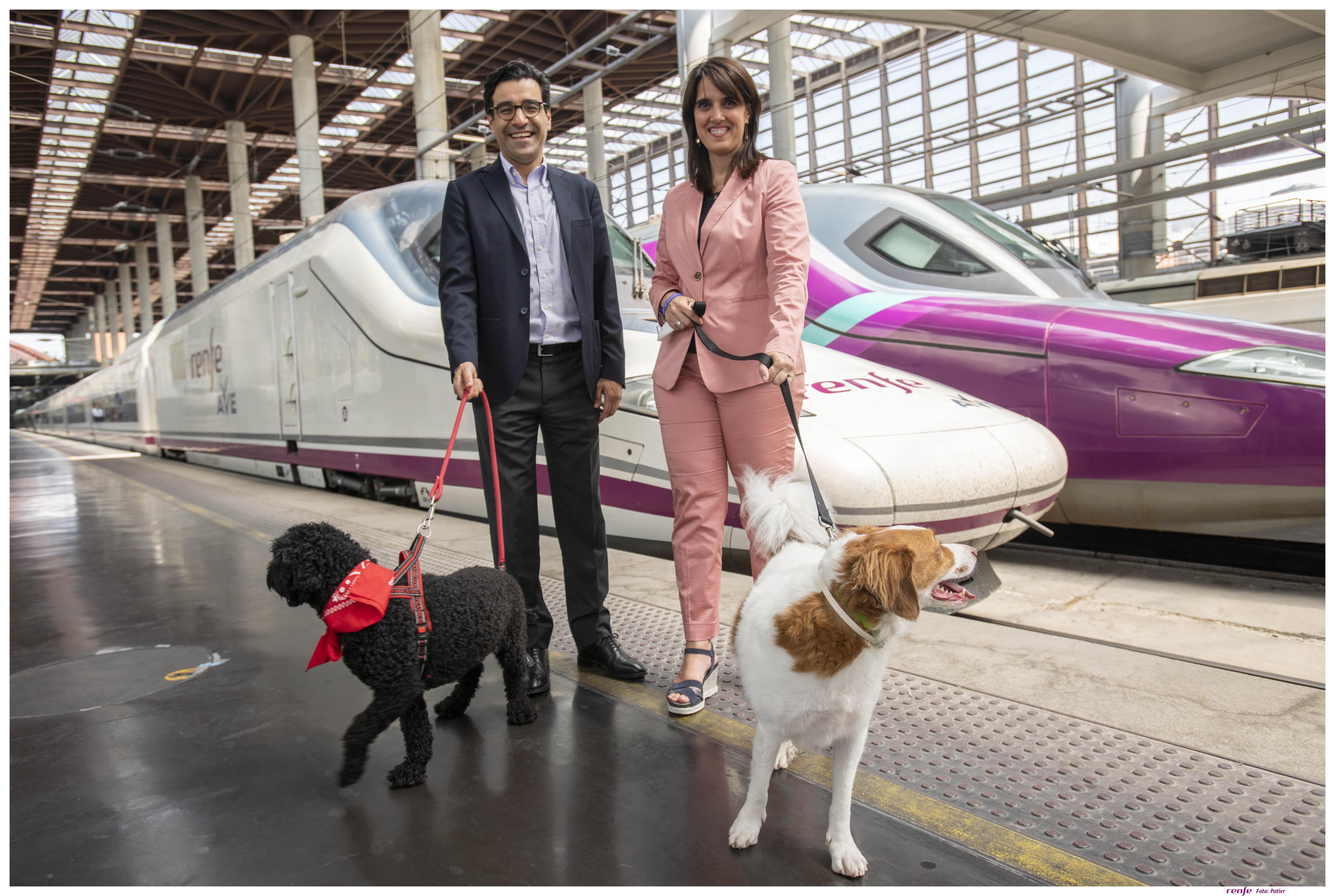 Renfe pone a la venta los primeros billetes para viajar en AVE con perros de hasta 40 kilos
