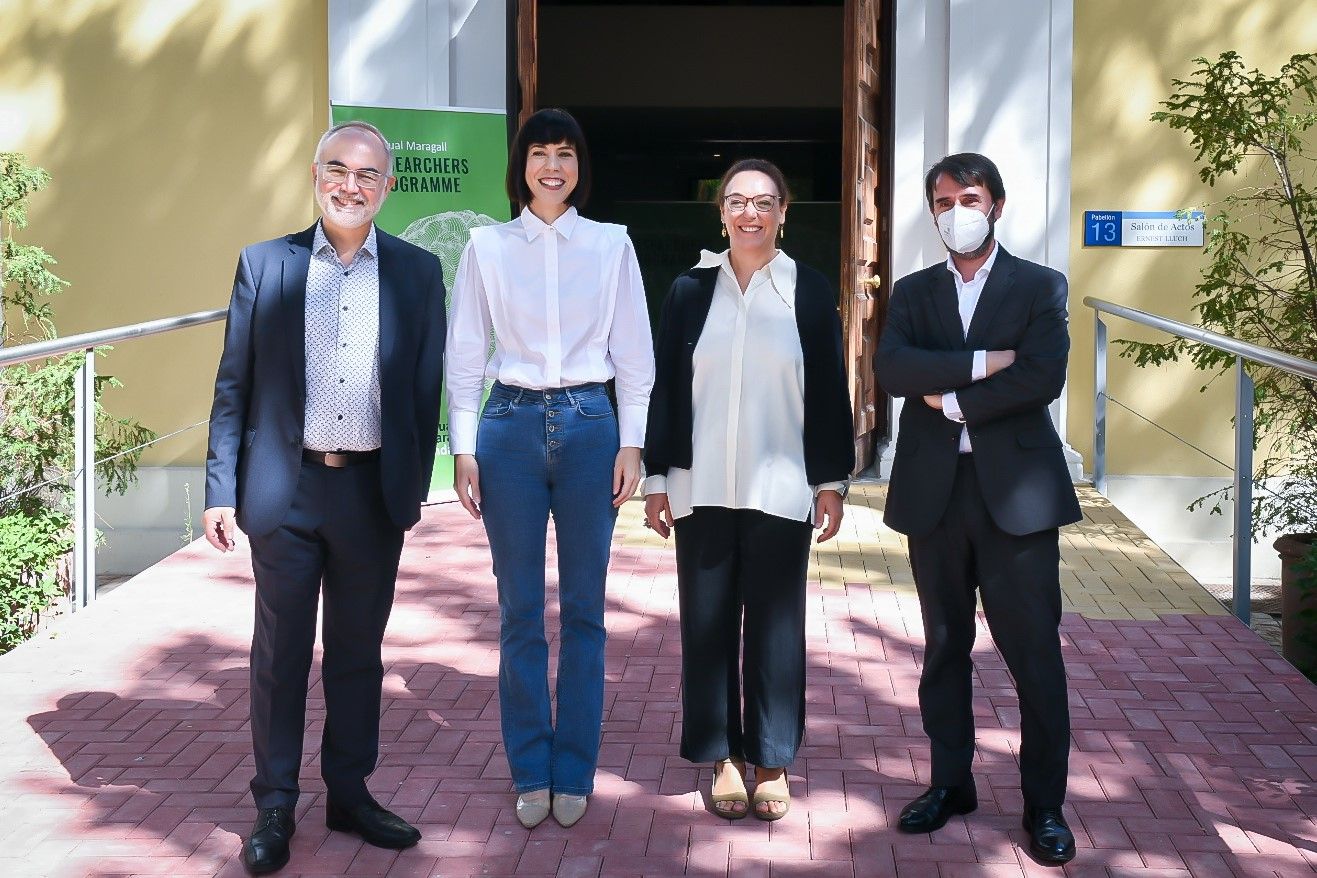 Presentación PMRP Arcadi Navarro, Excma. Diana Morant, Cristina Maragall y Cristóbal Belda Presentación PMRP Arcadi Navarro, Excma. Diana Morant, Cristina Maragall y Cristóbal Belda