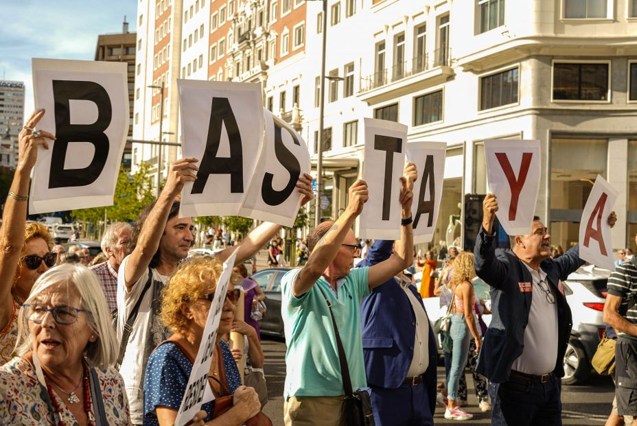 Manifestación residencias 17 de septiembre Madrid