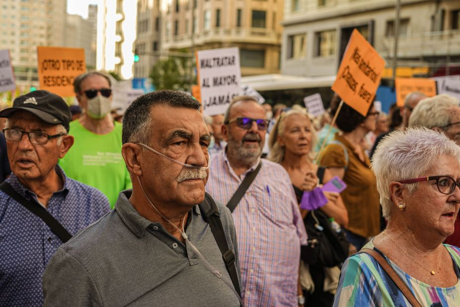 Manifestación residencias 17 de septiembre Madrid