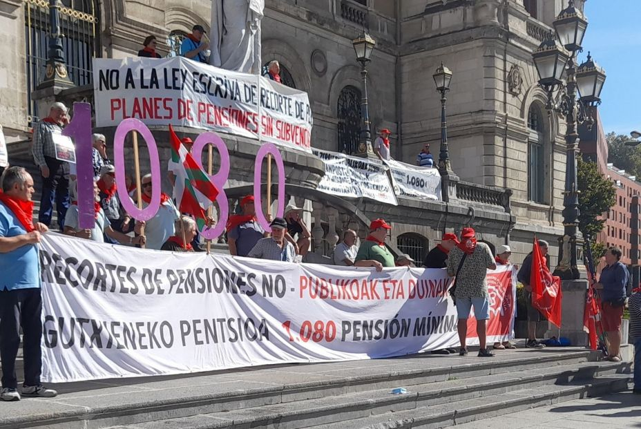 manifestacion pensionistas vascos