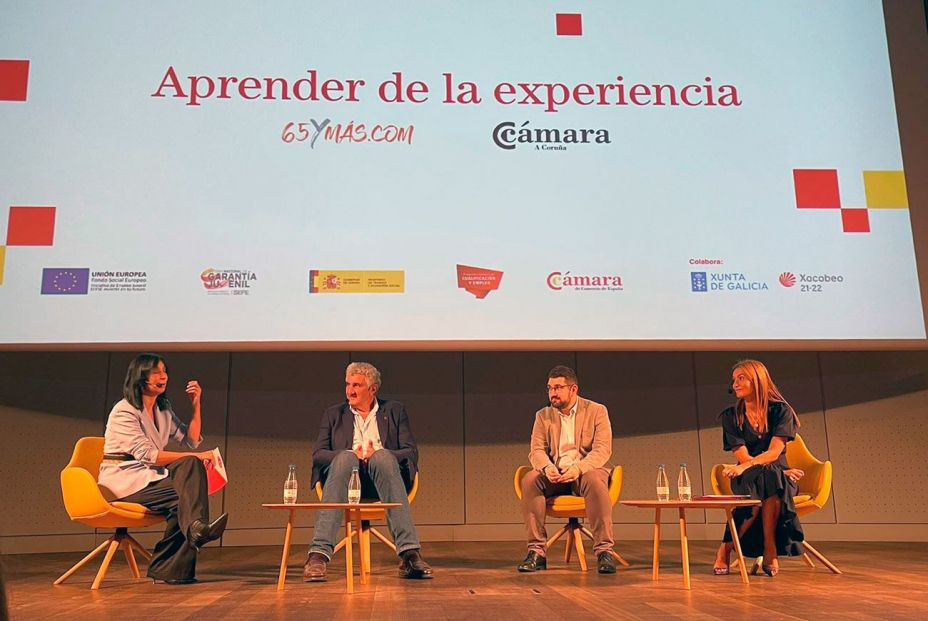 Romay, la Cámara de Comercio de A Coruña y 65YMÁS, unidos en la campaña ‘Aprender de la Experiencia’