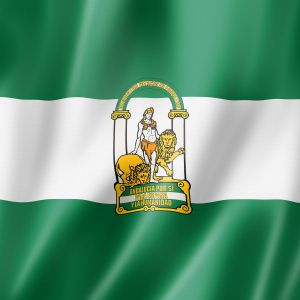 bigstock Andalucia Province Flag Spain 439659488