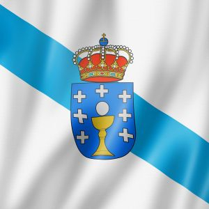 bigstock Galicia Province Flag Spain W 441258647
