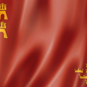 bigstock Murcia Province Flag Spain Wa 435420569