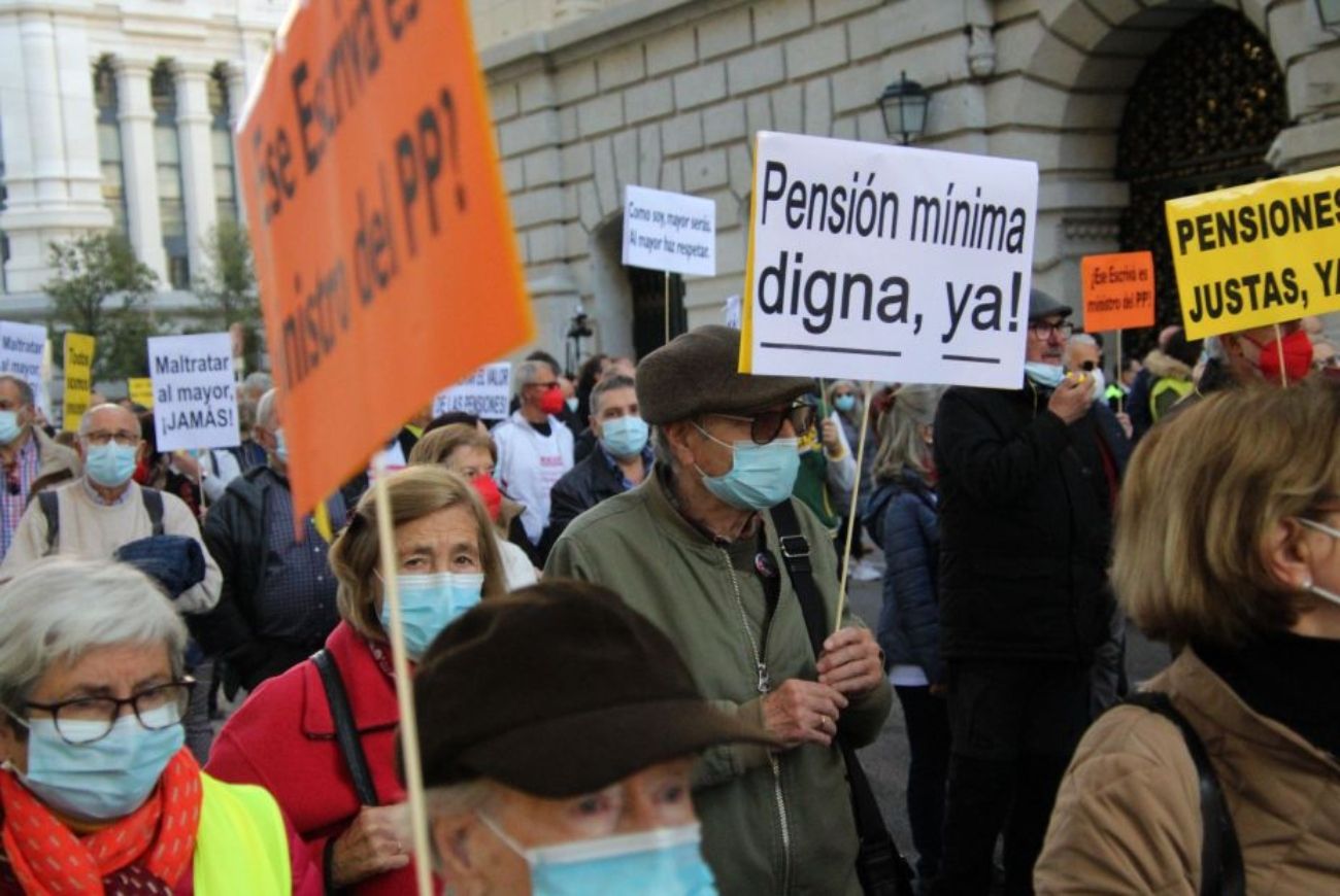 Motivos de la manifestación de pensionistas del 15 de octubre