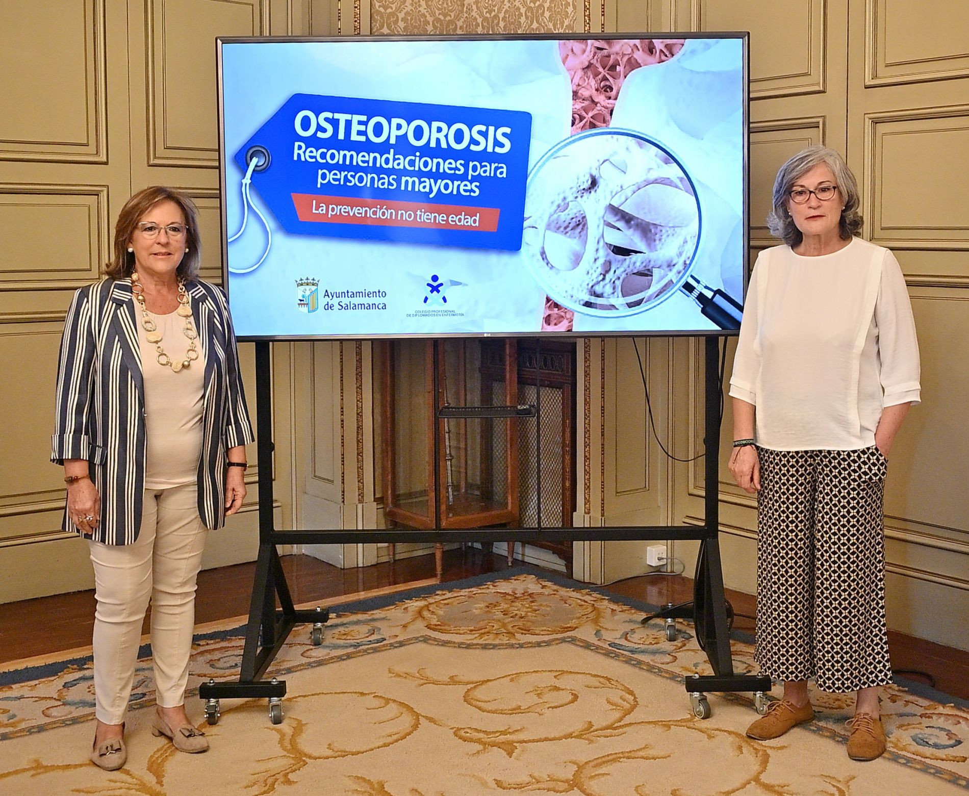 Salamanca lanza una guia con recomendaciones para prevenir la osteoporosis en mayores