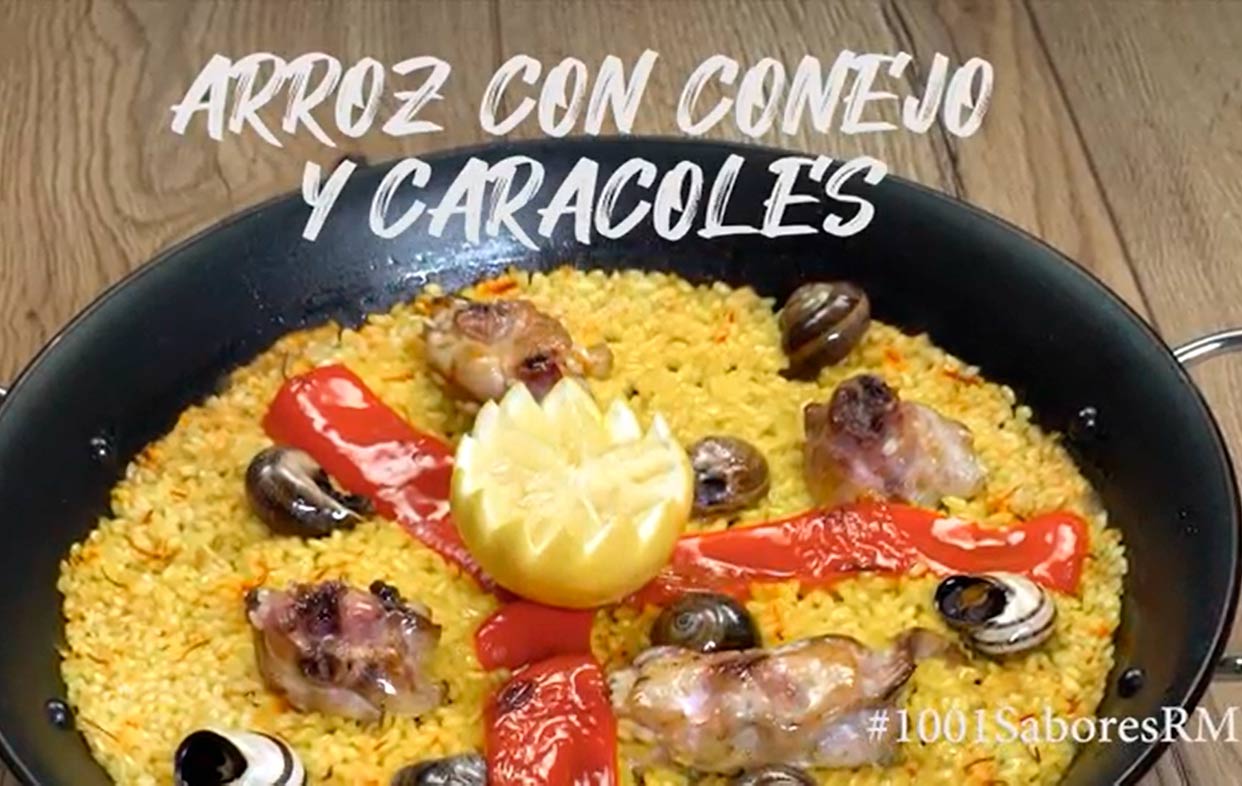 Cómo hacer el auténtico arroz y conejo con caracoles serranos típico en la Región de Murcia