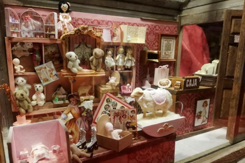 Una exposición muestra los comercios y oficios del siglo XX en miniatura. Foto: Centro Comercial Moda Shopping de Madrid