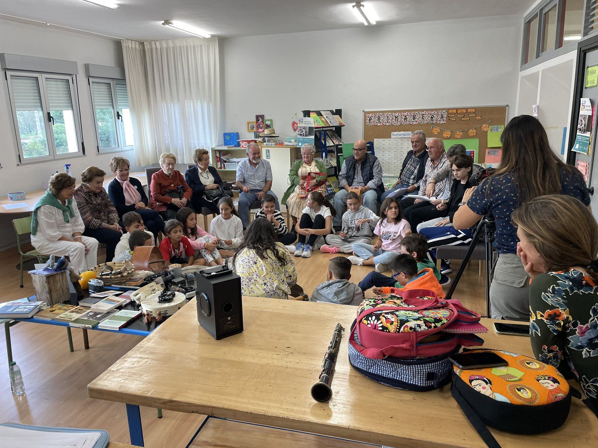 La Fundación Miguel Delibes une a mayores y jóvenes a través de la obra del escritor. Foto: Fundación Miguel Delibes