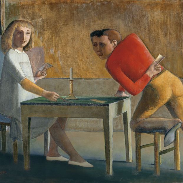 'La partide de naipes' (1948 1950) de Balthus
