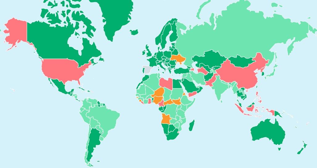 ¿En qué países necesito el certificado Covid para entrar? Restricciones de viaje en cada país