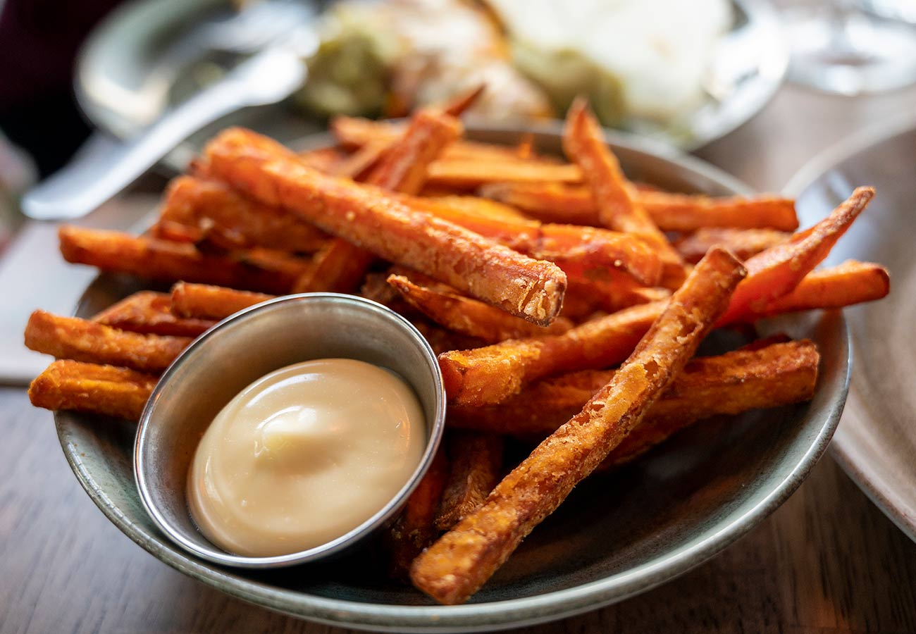 Chips de boniatos al horno