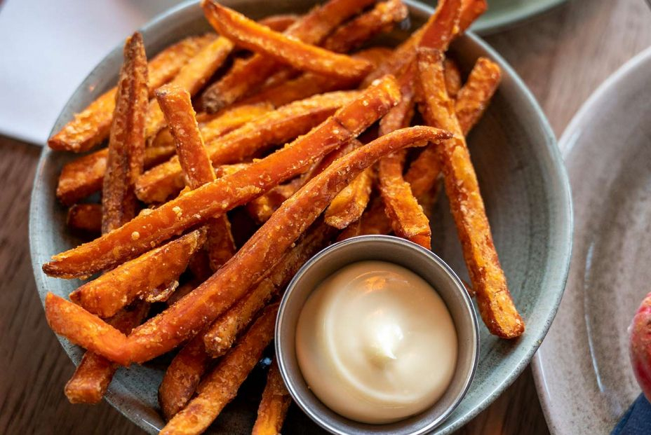 Chips de boniatos al horno