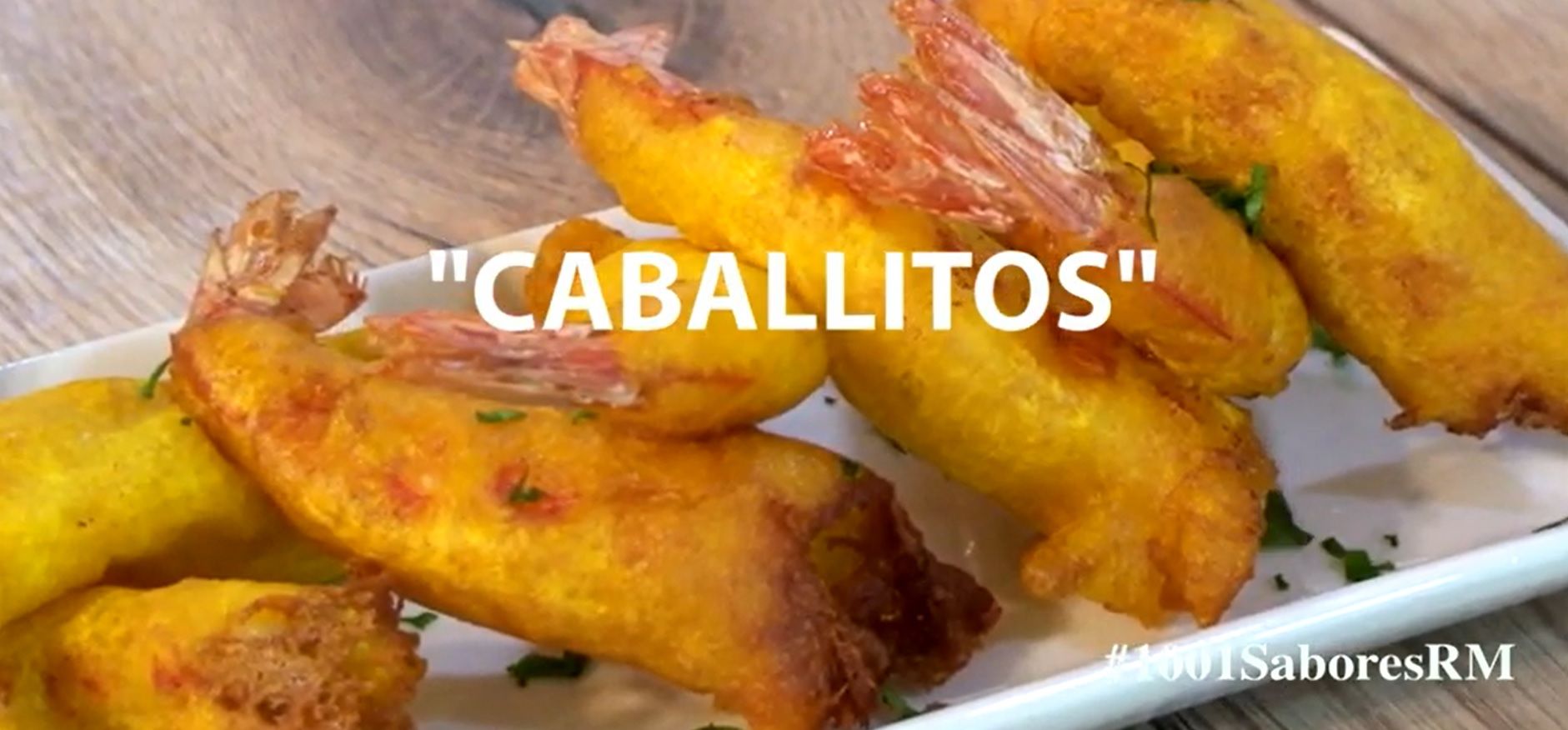 Videoreceta de caballitos murcianos, las gambas con el rebozado más rico y sabroso