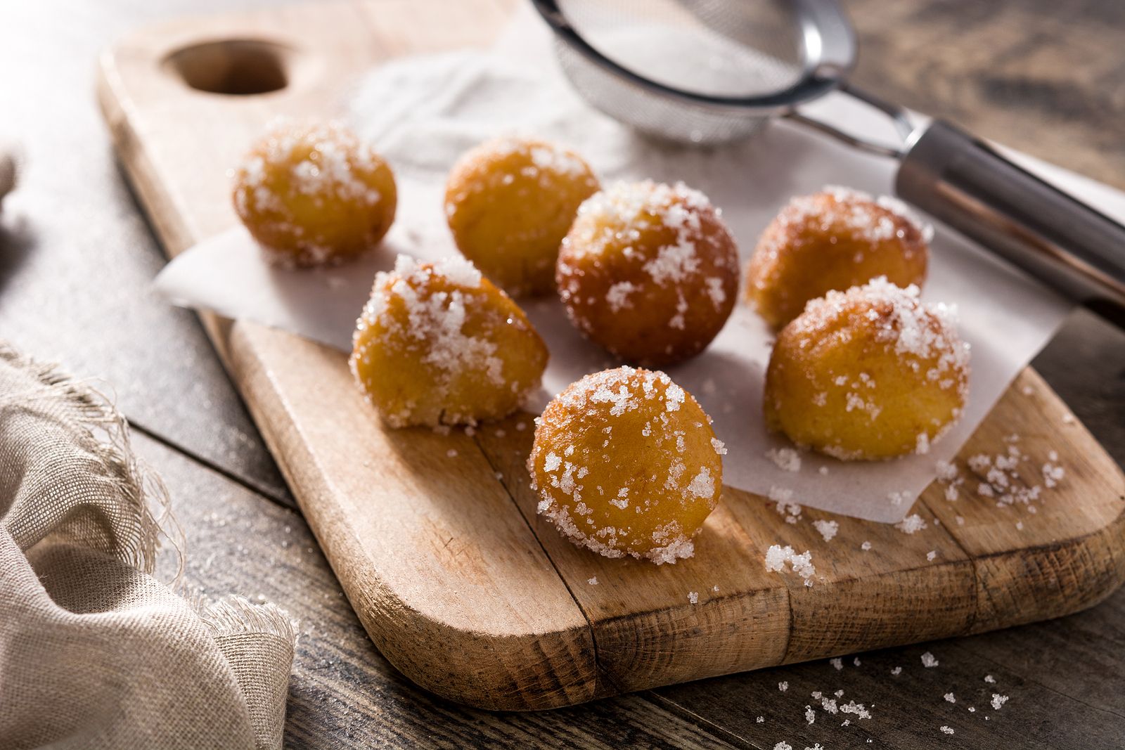 Receta de buñuelos de todos los santos rellenos. Foto: bigstock