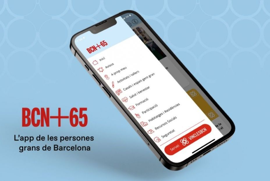 Barcelona diseña una 'app' en la que reúne todos sus servicios y recursos para las personas mayores. Foto: Europa Press