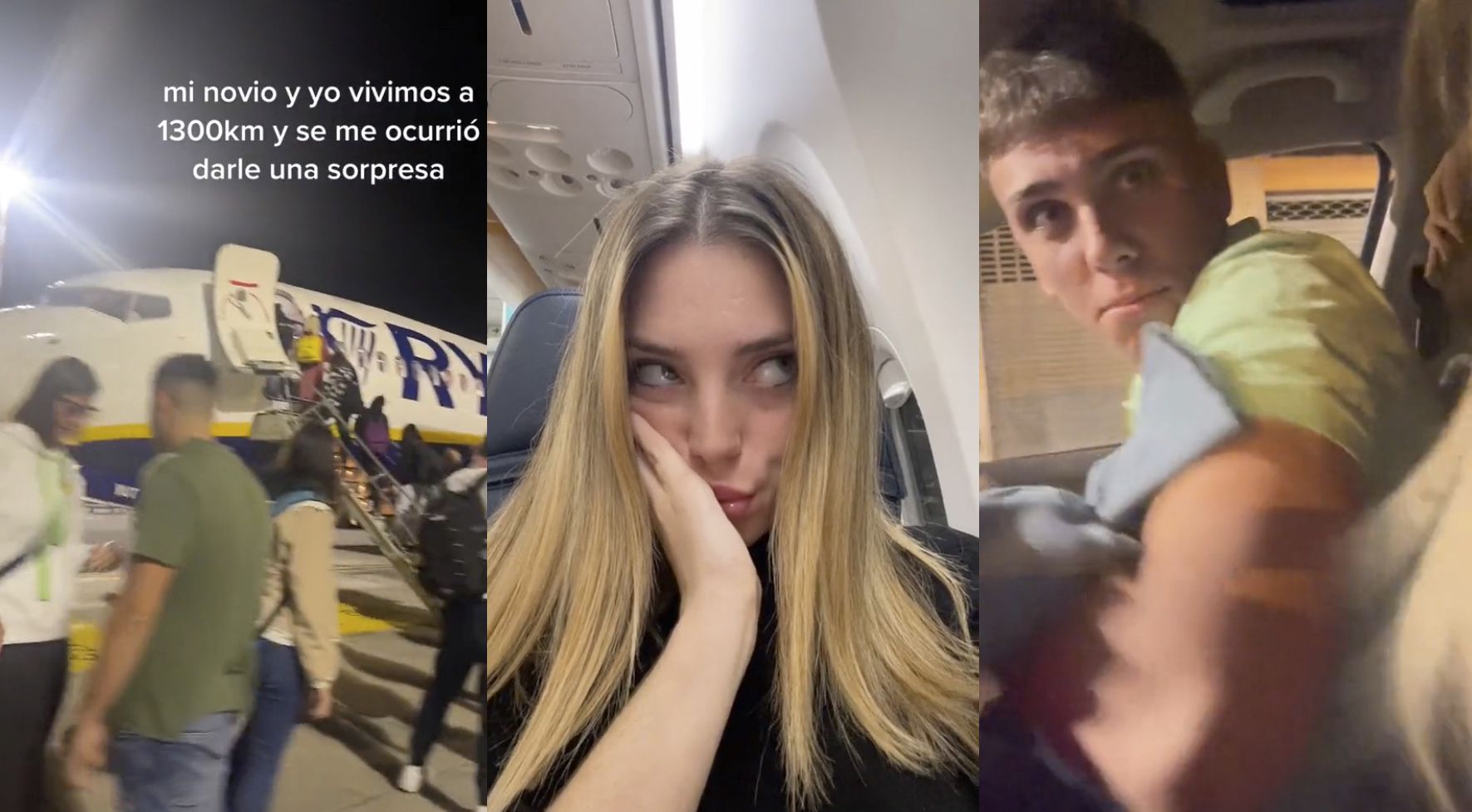 Recorre 1.300 kilómetros para sorprender a su novio y su reacción provoca que le regalen la vuelta Recorre 1.300 kilómetros para sorprender a su novio y su reacción provoca que le regalen la vuelta