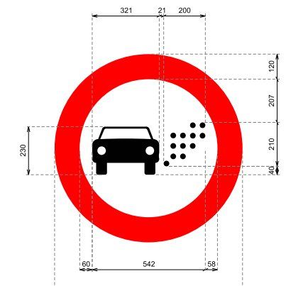 prohibición acceso vehícuuos distintitvo ambiental