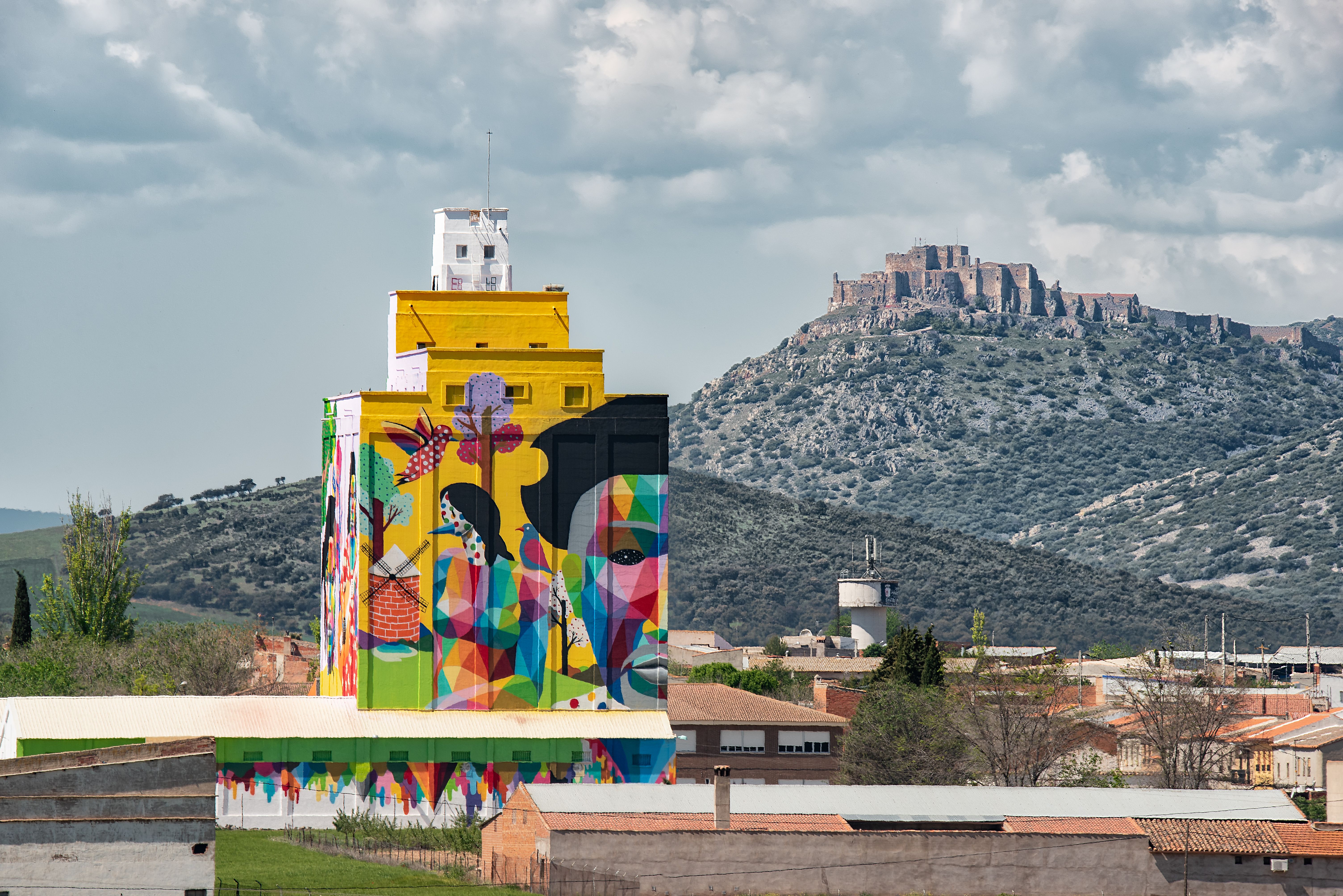 Proyecto 'Titanes', graffitis en silos manchegos como medio de inclusión social