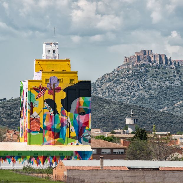 Proyecto 'Titanes', graffitis en silos manchegos como medio de inclusión social