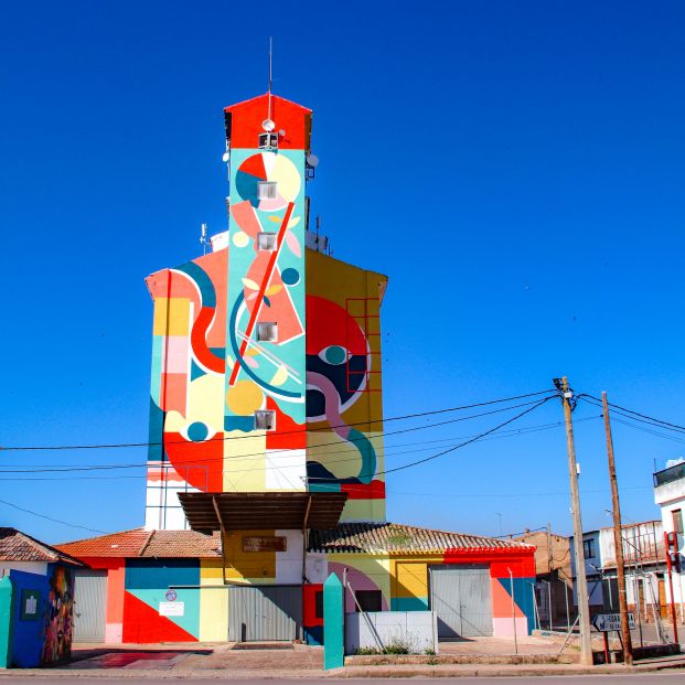 Proyecto 'Titanes', graffitis en silos manchegos como medio de inclusión social