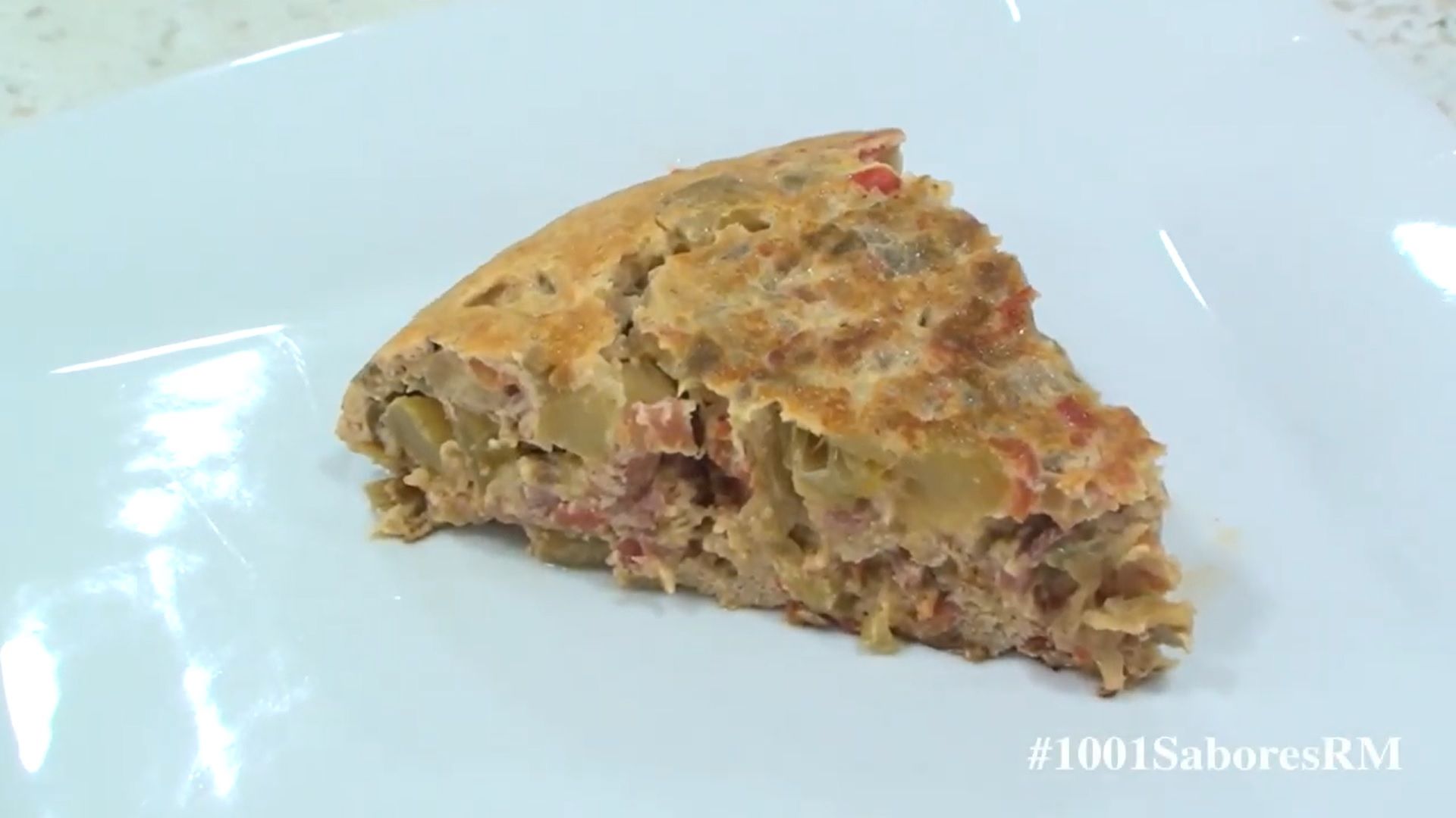 Vídeo receta de tortilla huertana