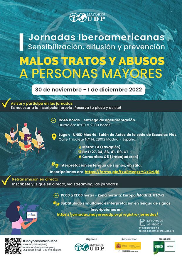 UDP organiza la Iª Jornada Iberoamericana sobre prevención del maltrato a personas mayores