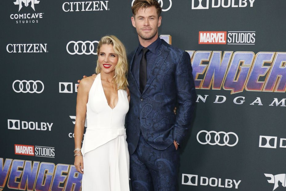 bigstock Chris Hemsworth and Elsa Patak 298825273